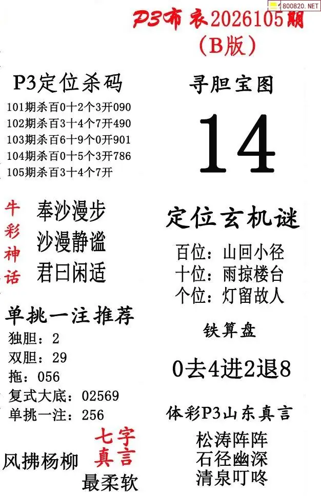 p3牛彩布衣B版