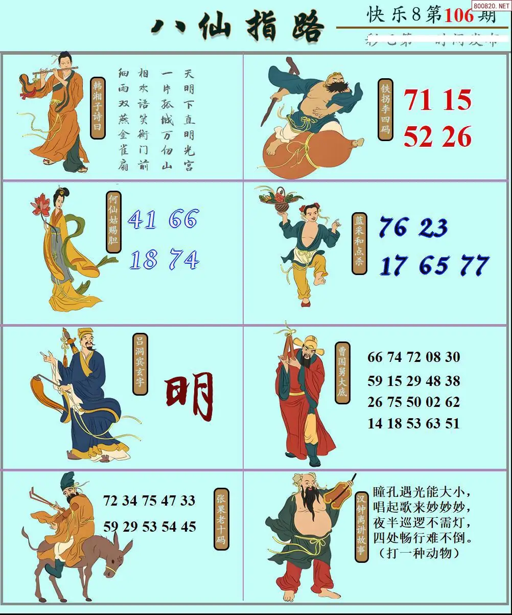 八仙图