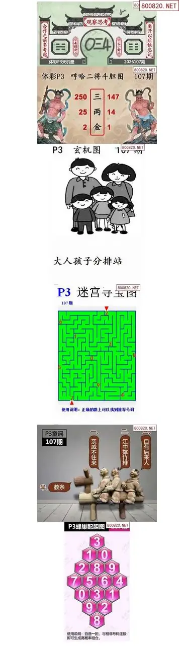 蜂巢天机图谜