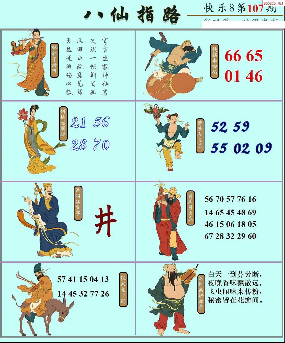 八仙图