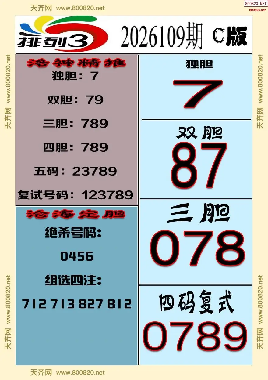 排三专家推荐C