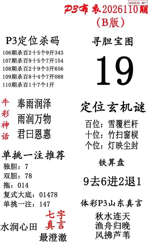 p3牛彩布衣B版