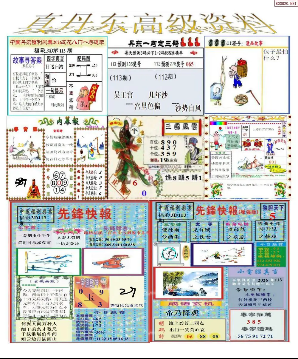 真丹东高级资料