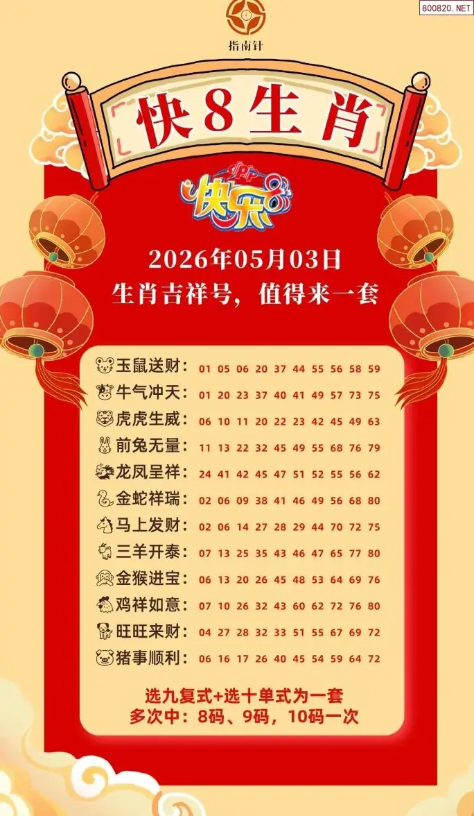 快乐8生肖幸运码