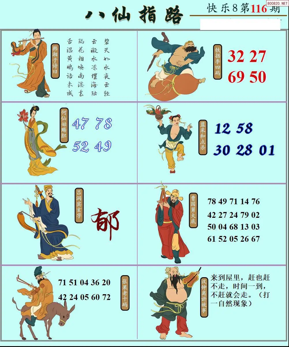 八仙图