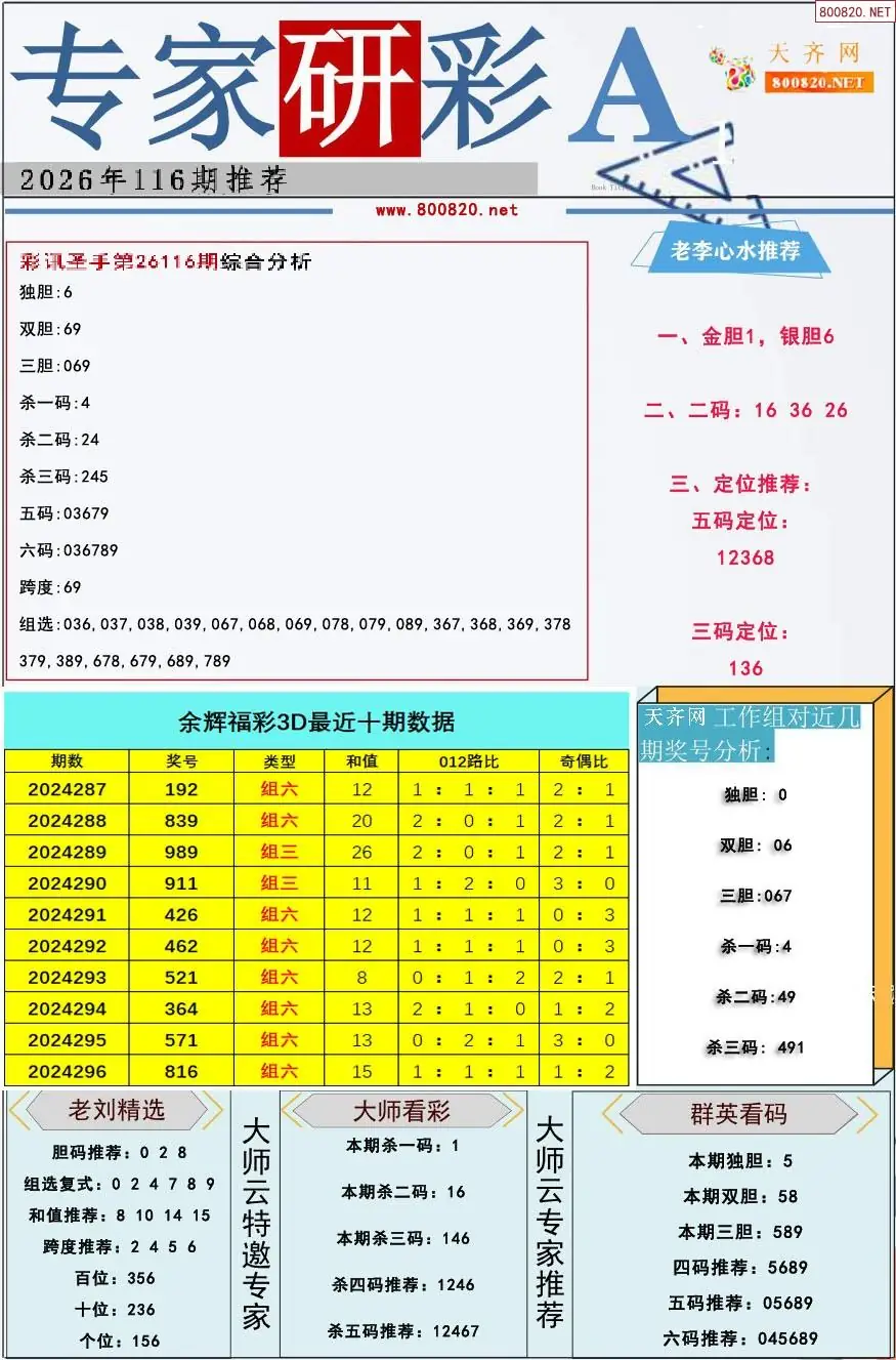 专家研彩A版
