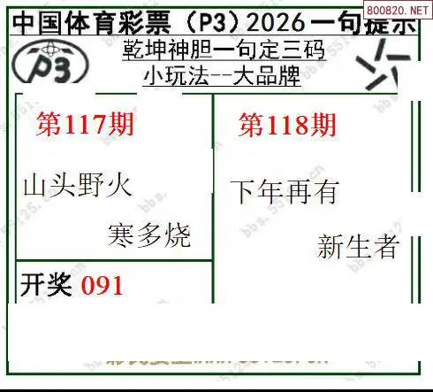 乾坤一句定三码