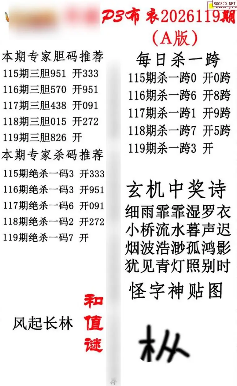 p3牛彩布衣A版