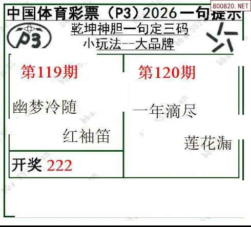 乾坤一句定三码