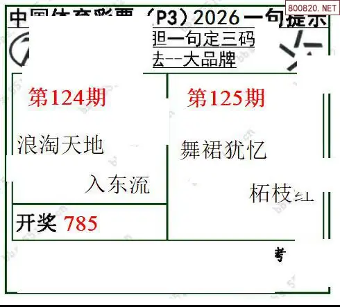 乾坤一句定三码
