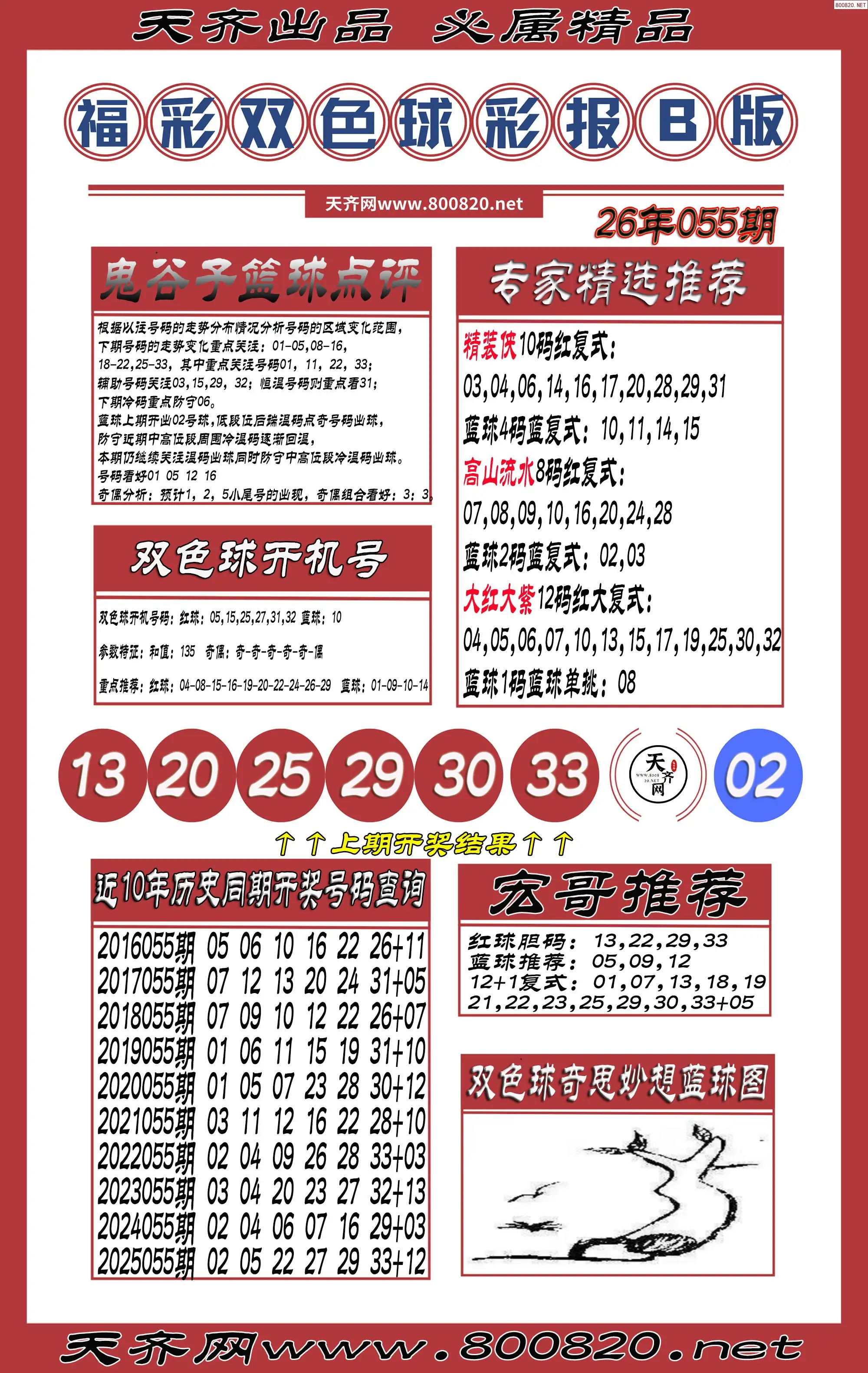 双色球彩报B版
