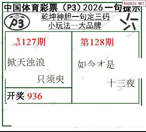 乾坤一句定三码