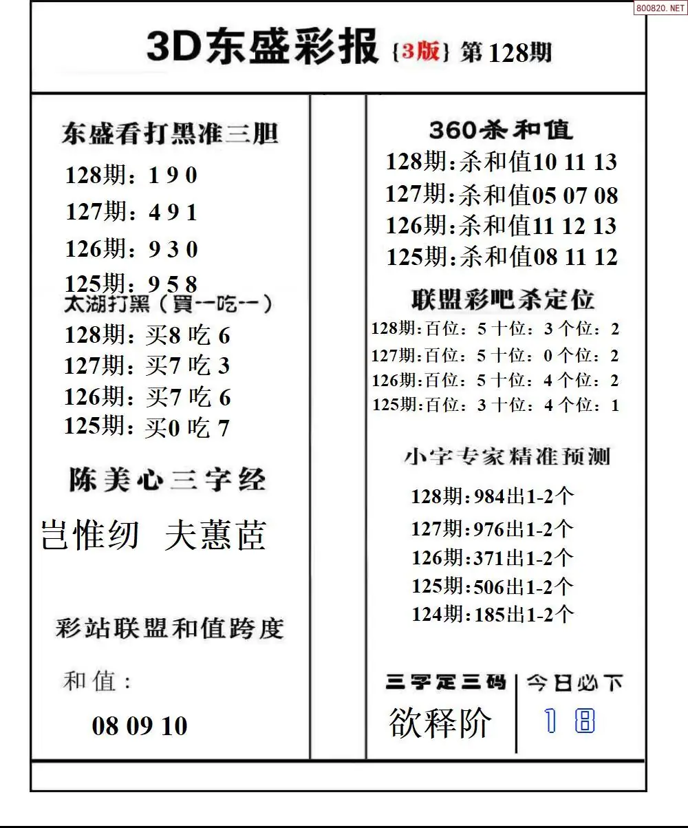 东盛彩报3版
