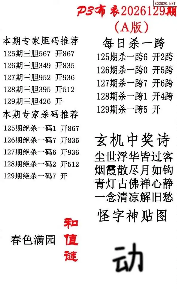 p3牛彩布衣A版