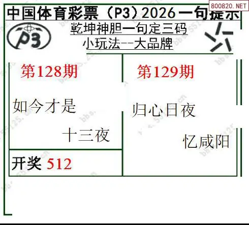 乾坤一句定三码