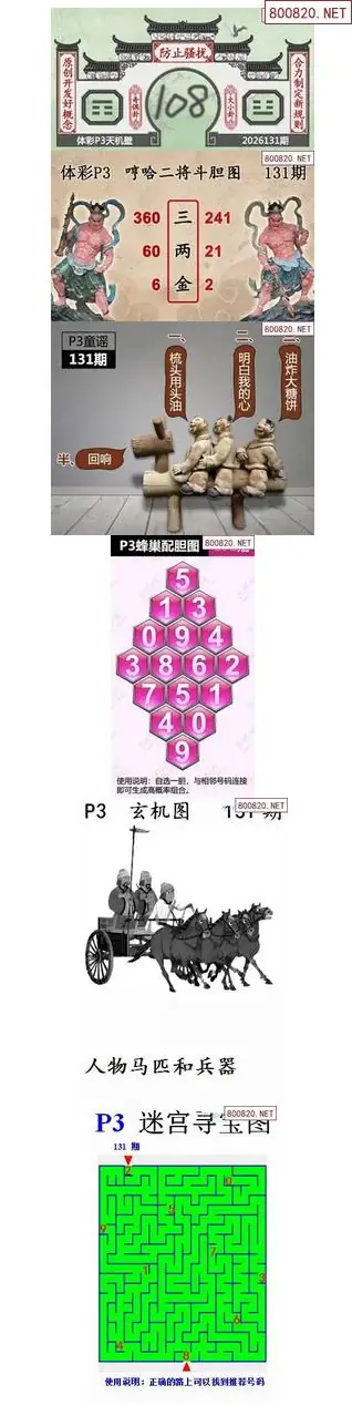 蜂巢天机图谜