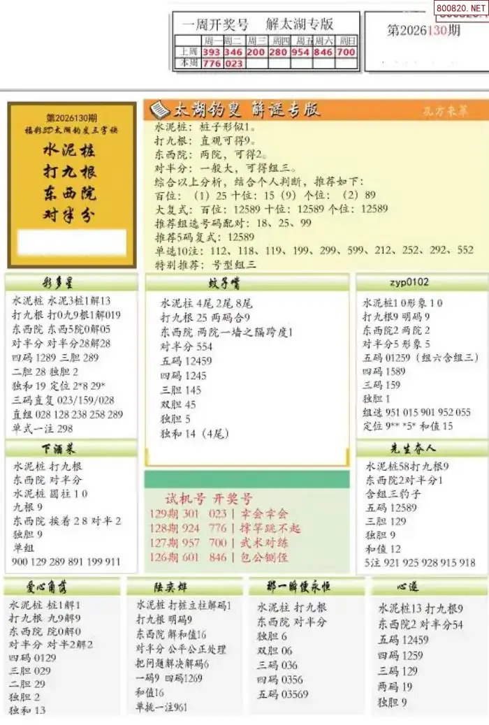 乐彩解太湖