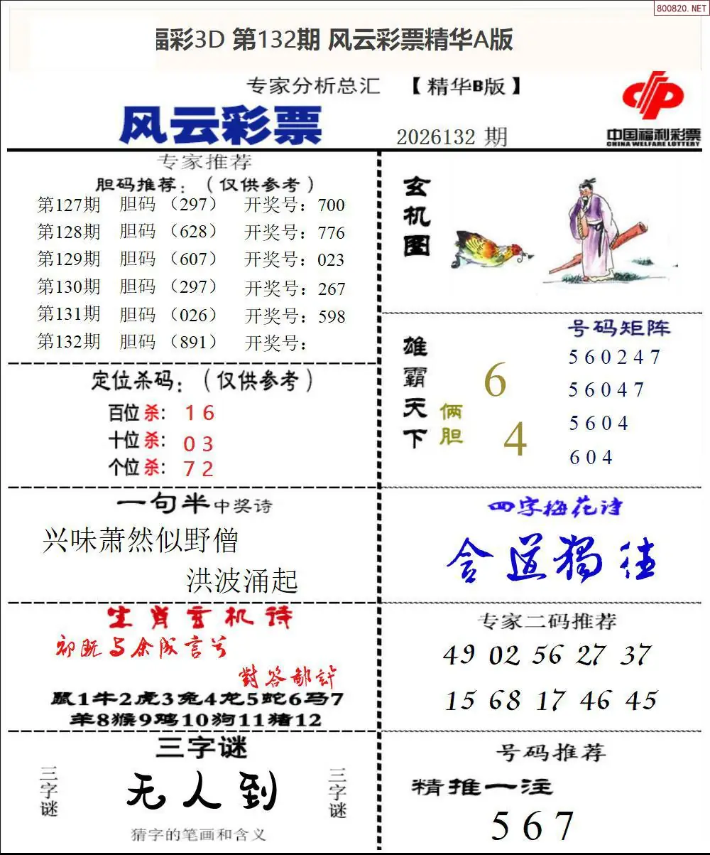 风云彩票精华B