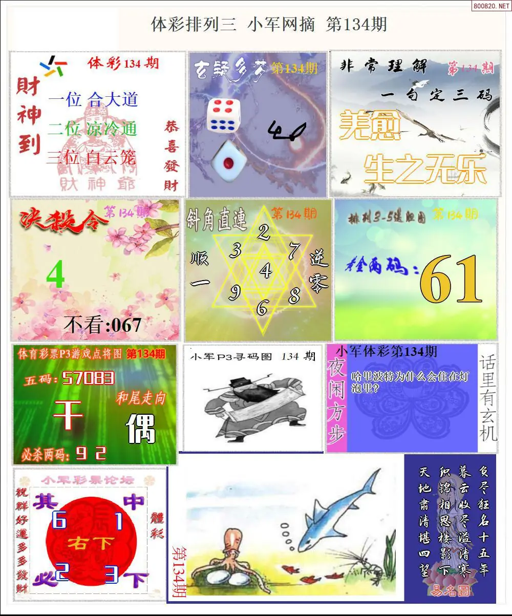 体彩P3小军网摘版