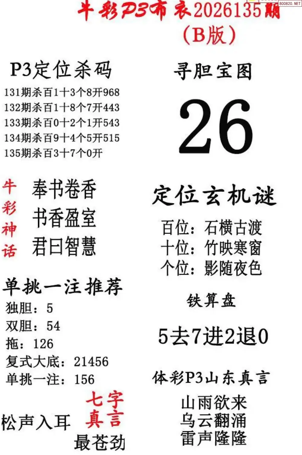 p3牛彩布衣B版