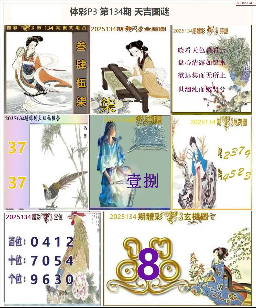 天吉P3图谜
