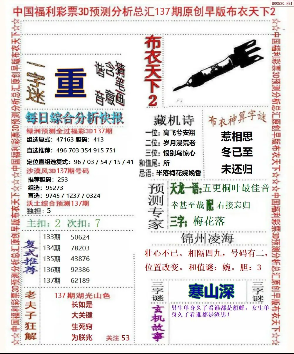 早版布衣2