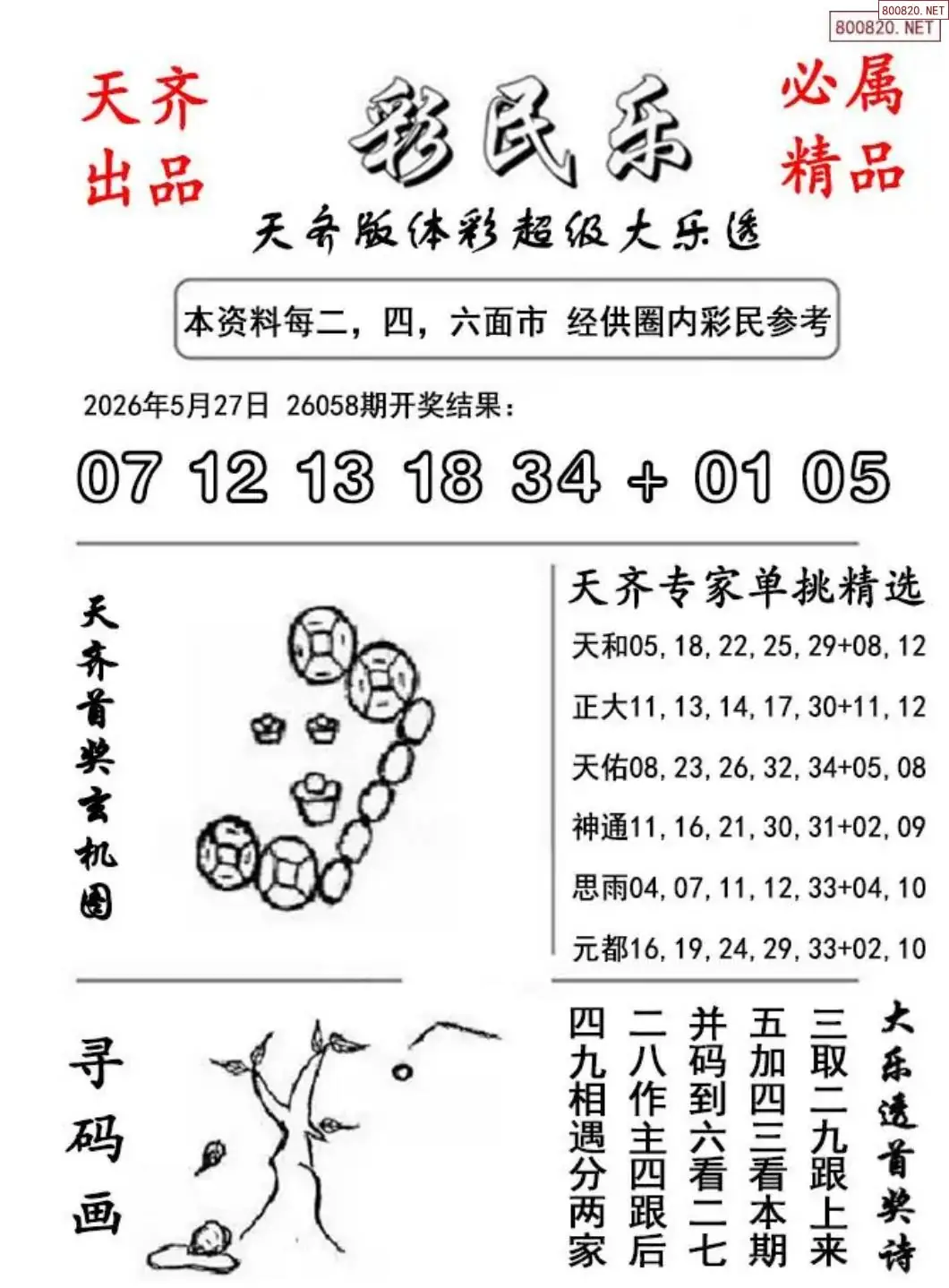 大乐透彩民乐图