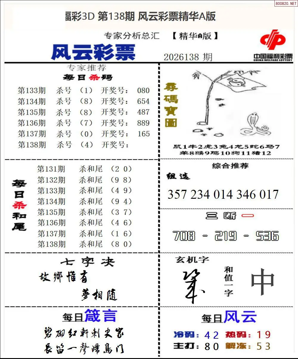 风云彩票精华A