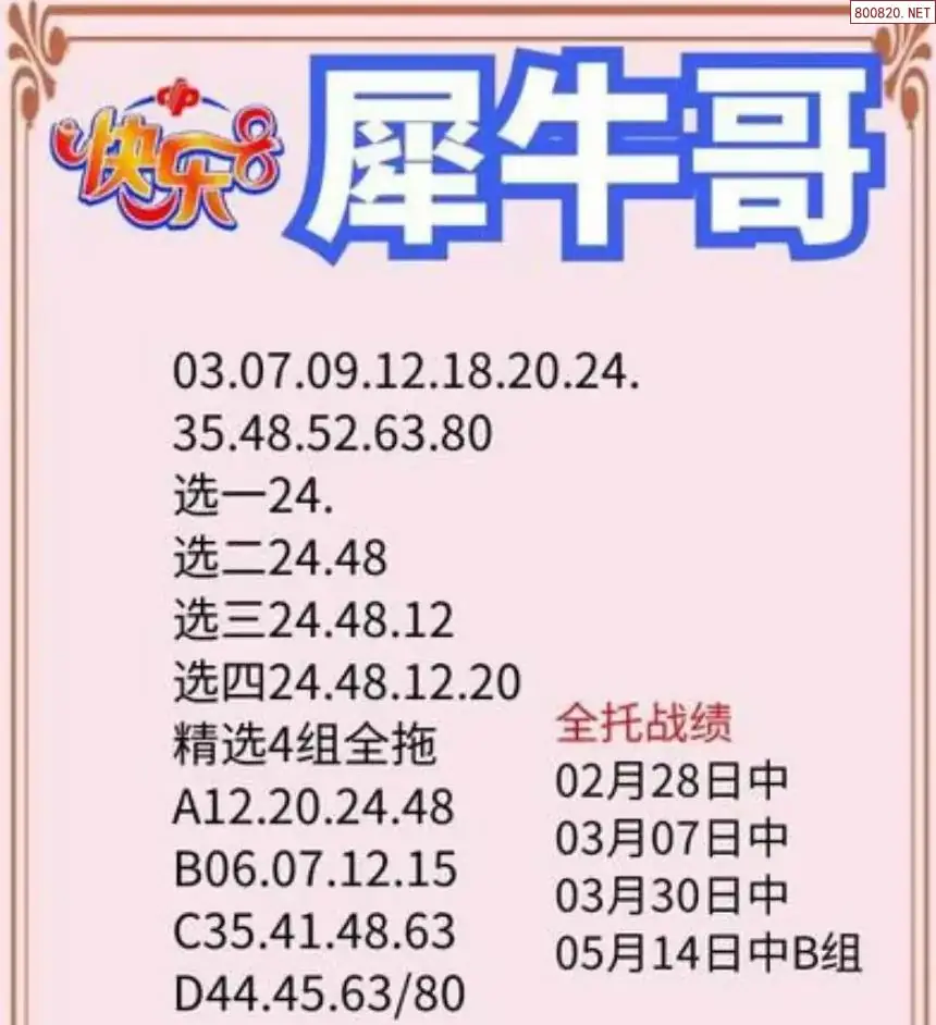 犀牛哥推荐