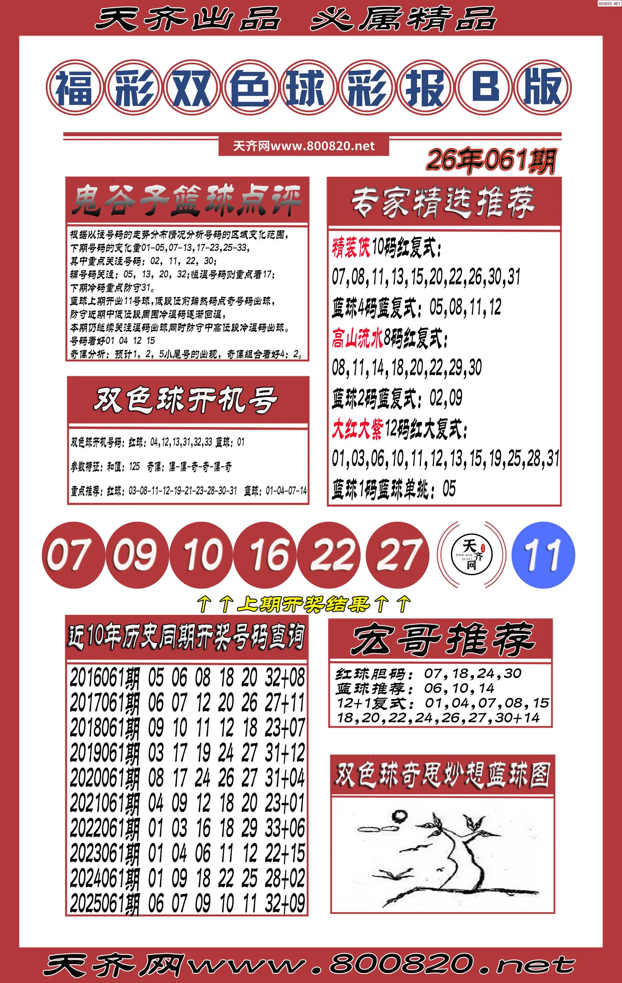 双色球彩报B版