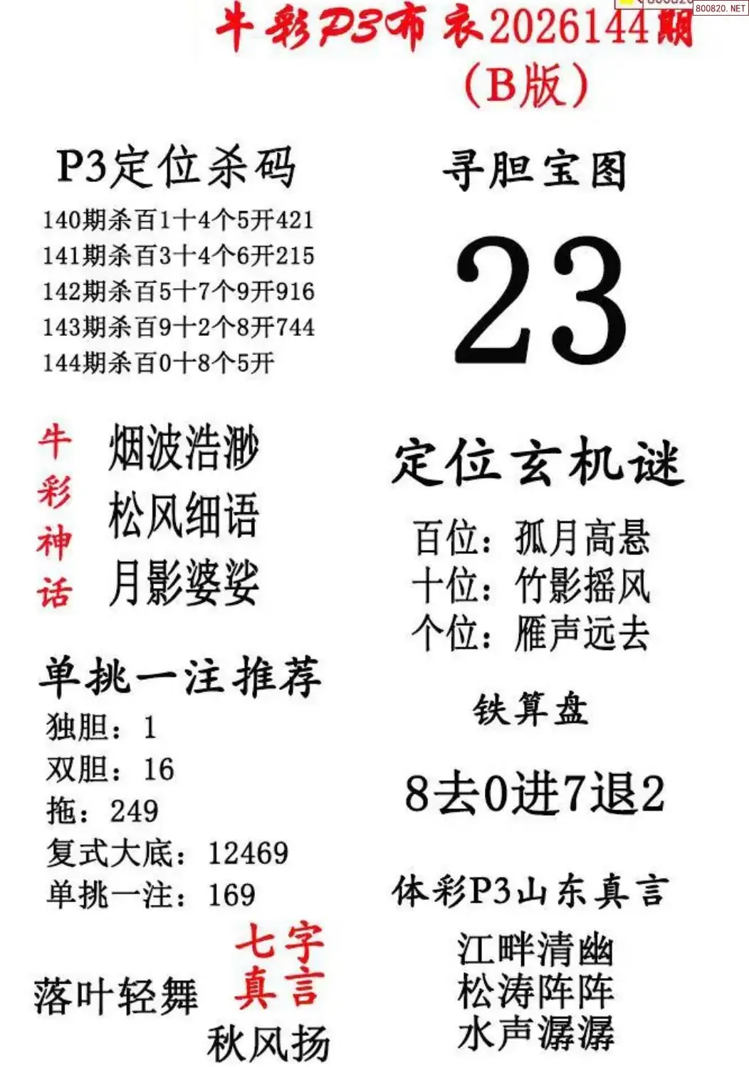 p3牛彩布衣B版