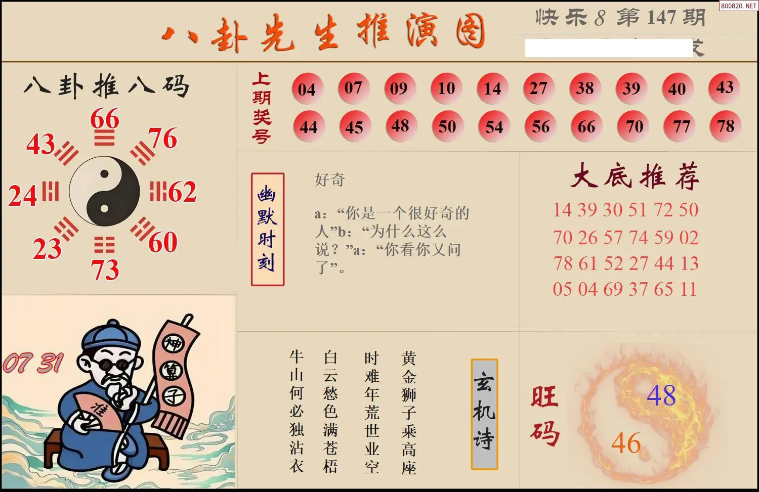 八卦推演图