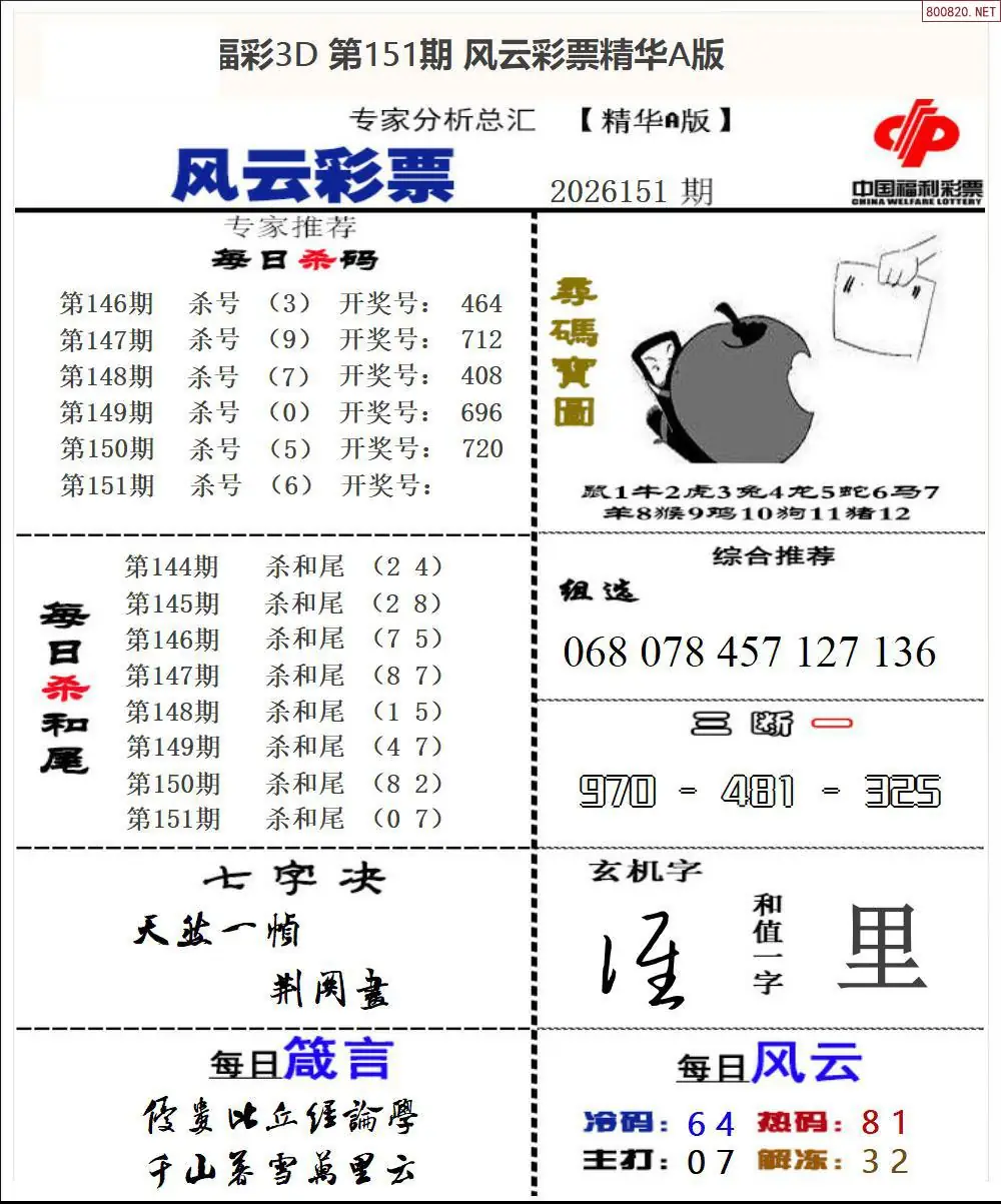 风云彩票精华A