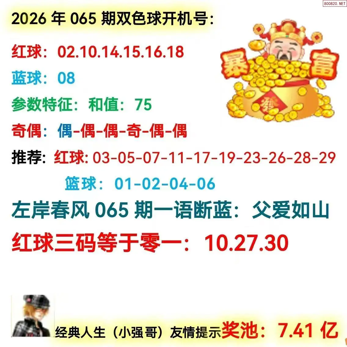 双色球开机号分析