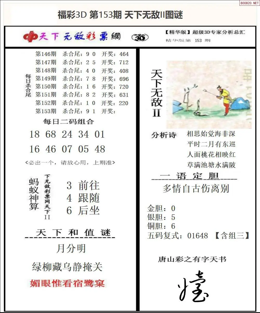 A1803D天下荐彩2