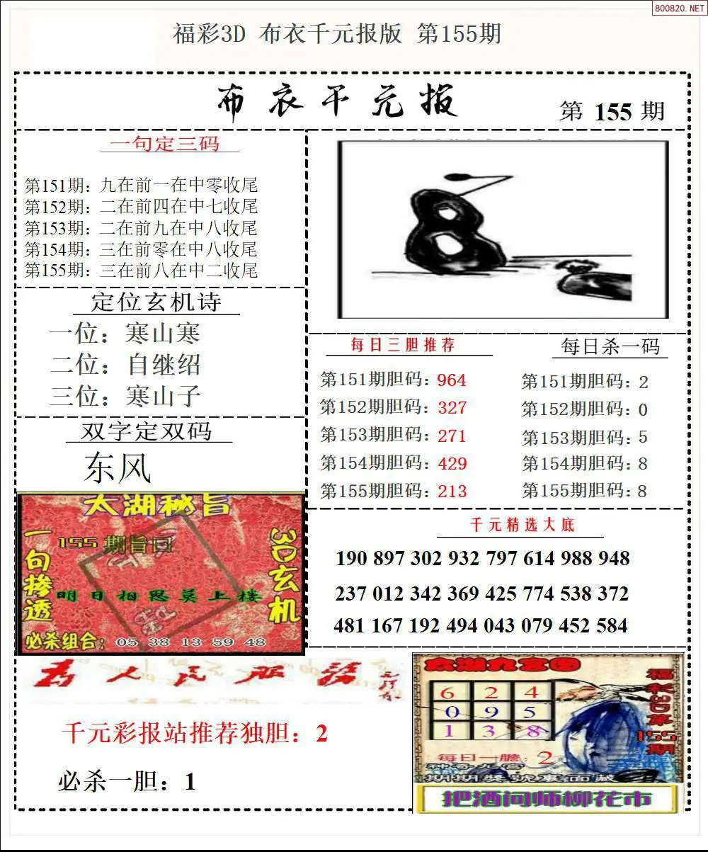 布衣千元报