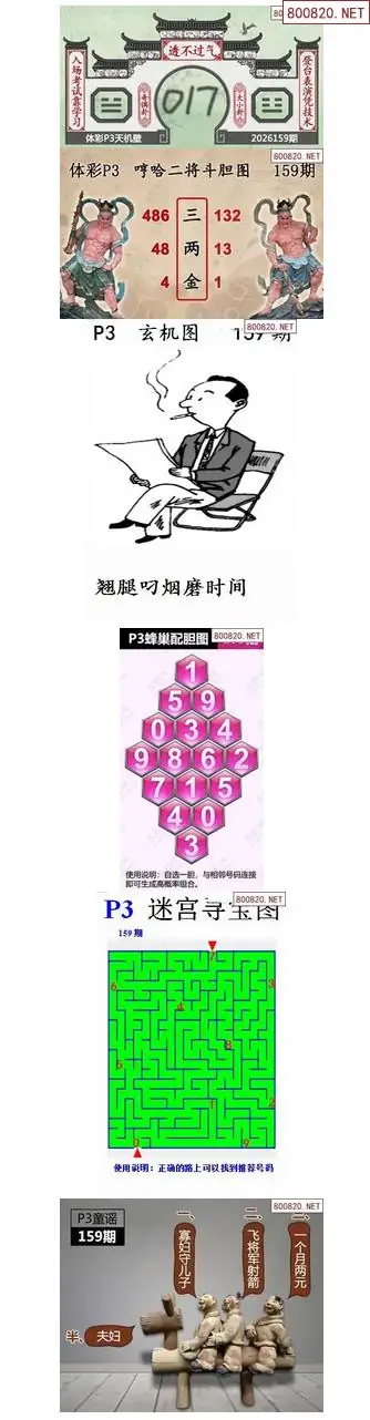 蜂巢天机图谜