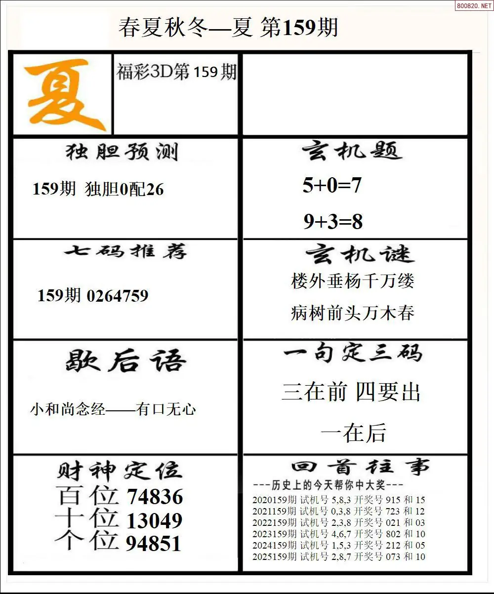 A190春夏秋冬2版