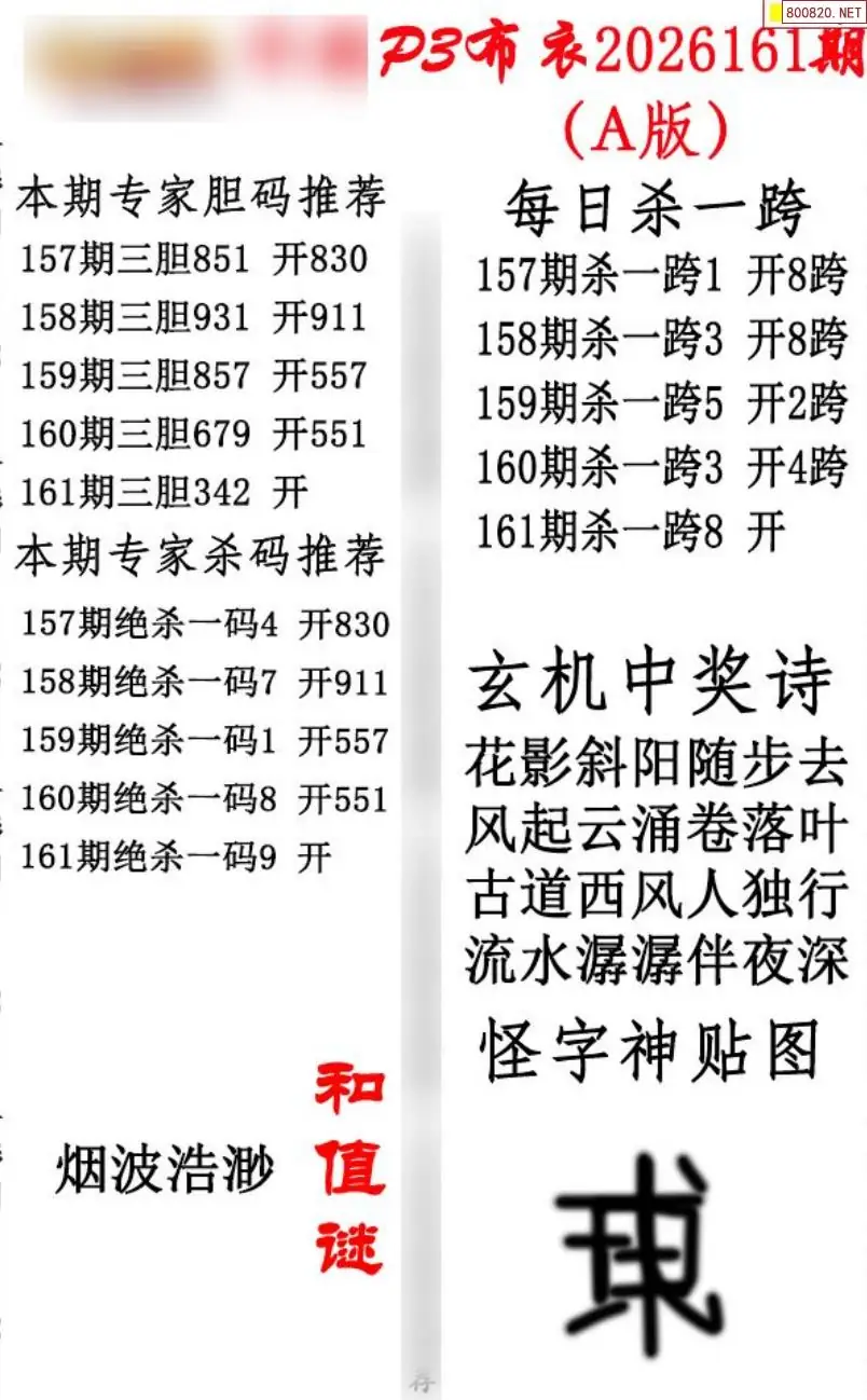 p3牛彩布衣A版