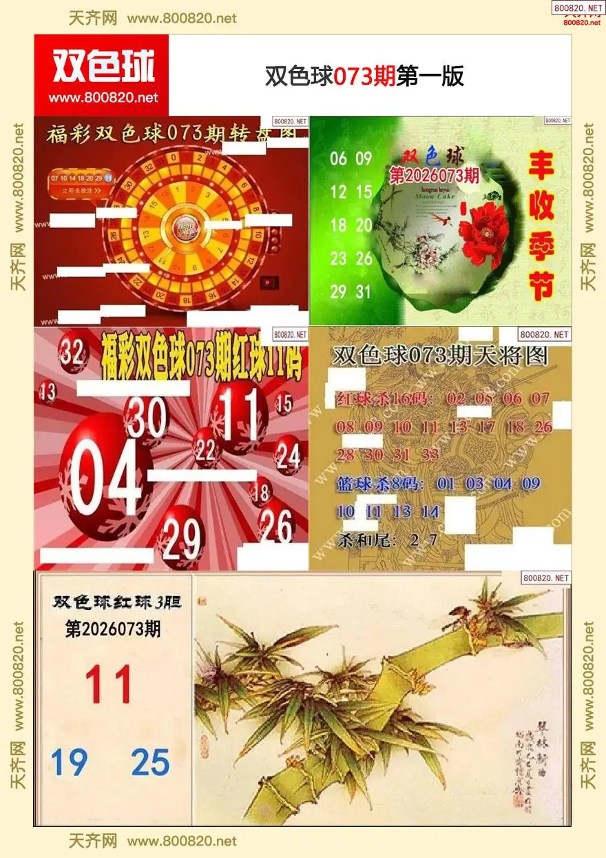 双色球字图谜一版