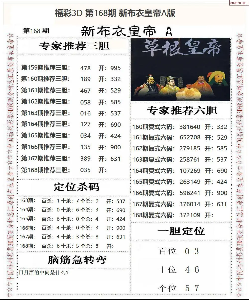 A57新布衣皇帝A