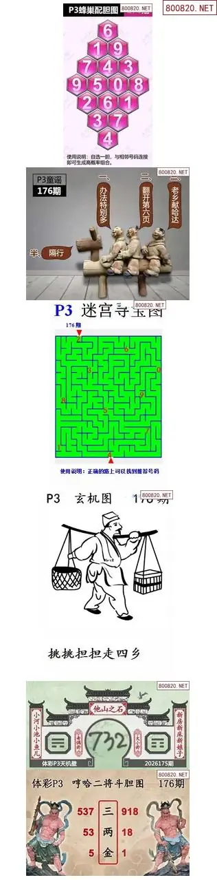 蜂巢天机图谜