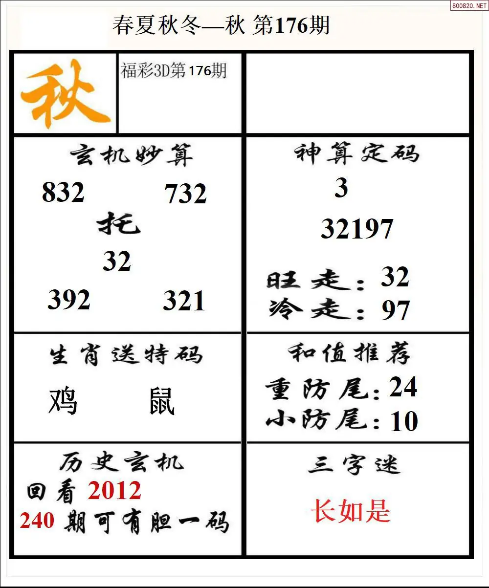 A191春夏秋冬3版