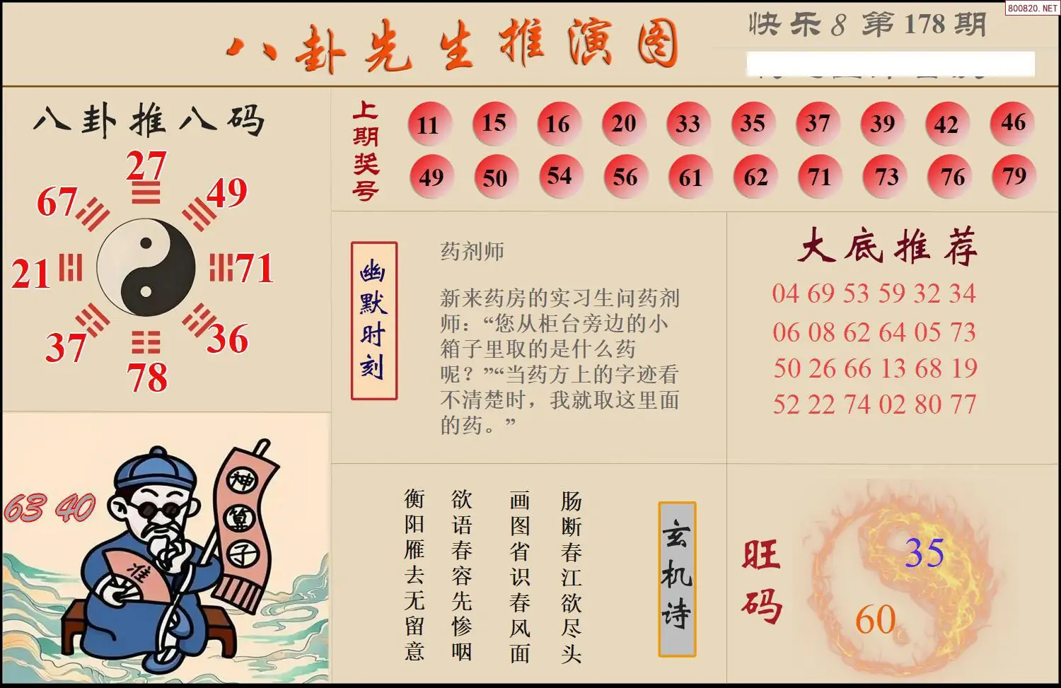 八卦推演图