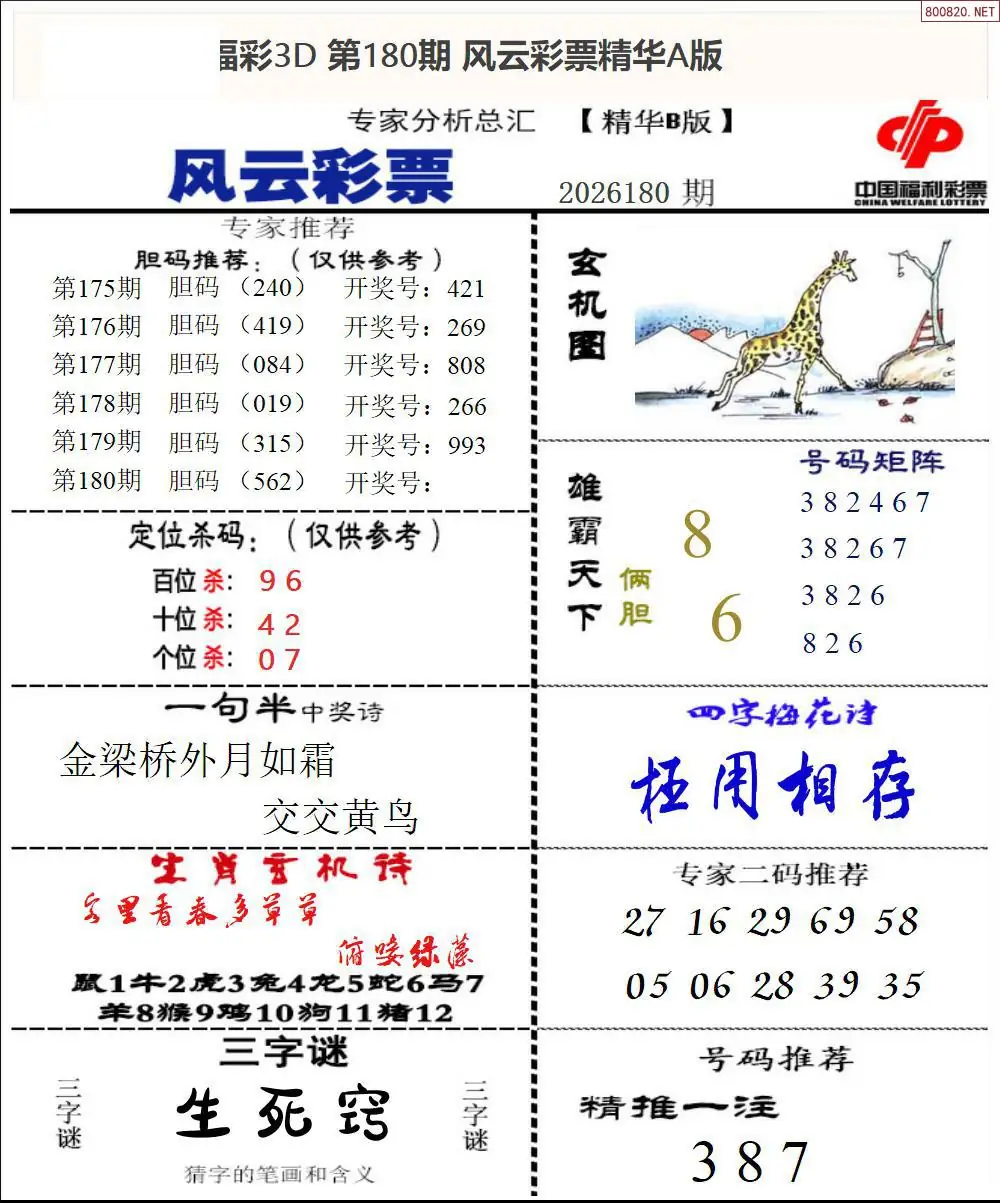 风云彩票精华B