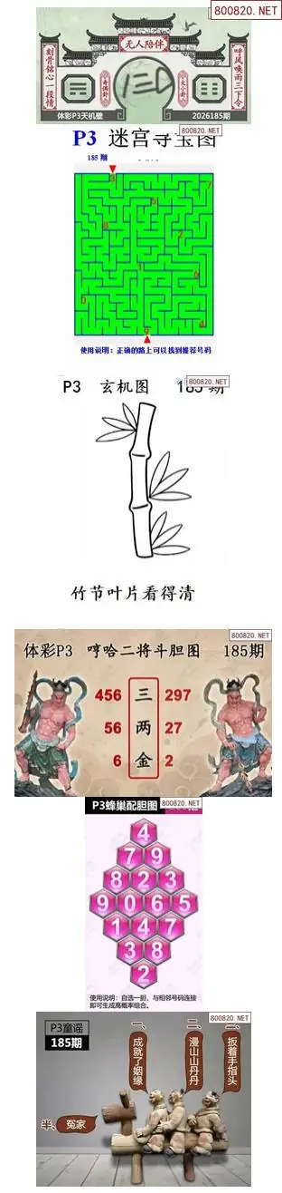 蜂巢天机图谜