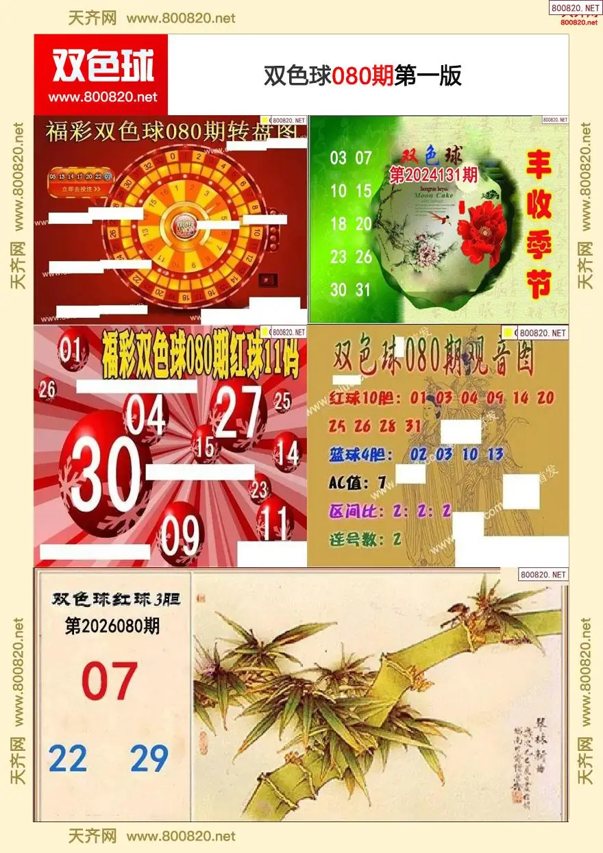双色球字图谜一版