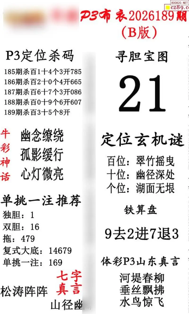 p3牛彩布衣B版
