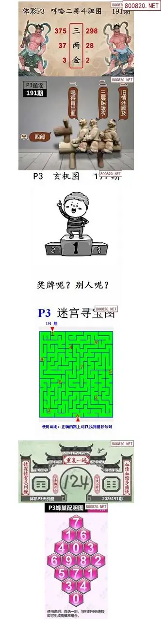 蜂巢天机图谜