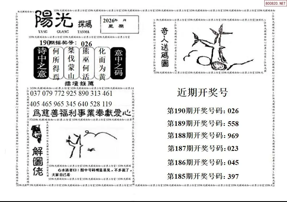 3D阳光探码